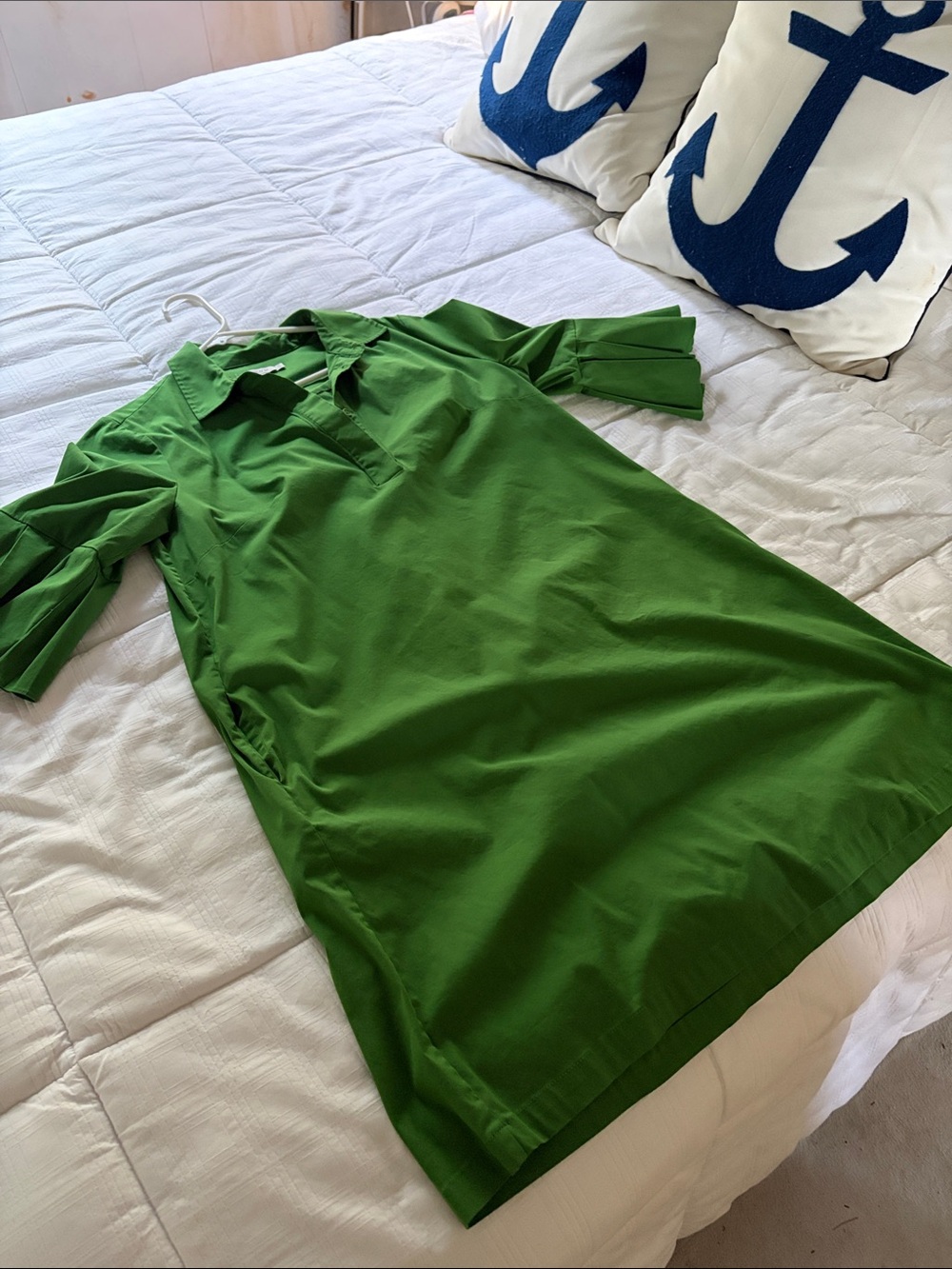 Chico's Bright Green Mini Dress